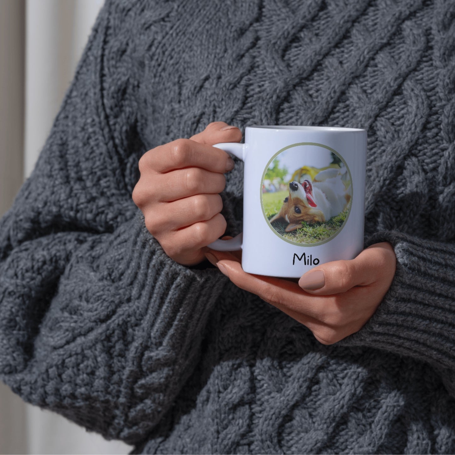 Personalisierte Foto Tasse von FotoPfote für Haustiere